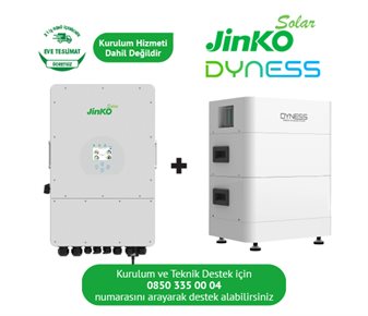 JİNKO 12 KW HİBRİT İNVERTER + DYNESS 7,1 KWH BATARYA SETİ – BİM aktüel ürün görseli
